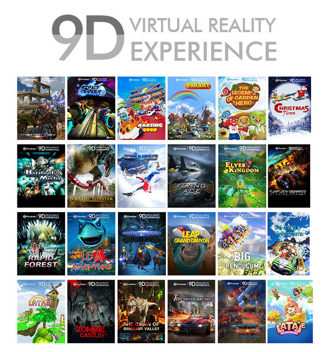 Funin VR 3DM γυαλιών υψηλός διαλογικός κινηματογράφος κινηματογράφων 7d κερδών 5D δυναμικός