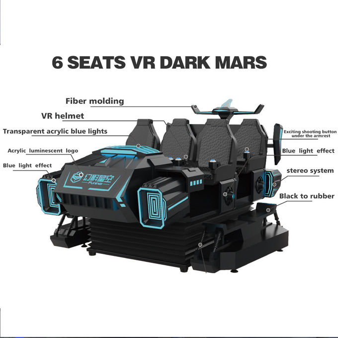διαλογικά παιχνίδια πυροβολισμού κινηματογράφων VR εικονικής πραγματικότητας 3.8KW 9D για τα παιδιά