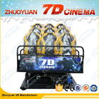 Ηλεκτρικός τηλεοπτικός προσομοιωτής κινηματογράφων παιχνιδιών 7d με τον υψηλό κινηματογράφο καθορισμού