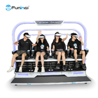 Amusement Profitable 6 θέσεων 9d Virtual Reality Machine Roller Coaster Simulator