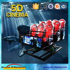 7 παιχνίδια 6 πυροβολισμού PC 7D DOF εξοπλισμός κινηματογράφων εικονικής πραγματικότητας 5D χιονιού με την υδραυλική/ηλεκτρική πλατφόρμα