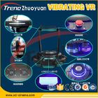 Τηλεοπτικός εξοπλισμός παιχνιδιών εικονικής πραγματικότητας λούνα παρκ εναλλασσόμενου ρεύματος 220V με την πλατφόρμα δόνησης