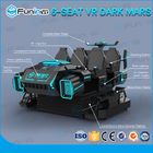 6 μηχανή παιχνιδιών εικονικής πραγματικότητας περιπέτειας καθισμάτων 3.8KW/δυναμικός Vr κινηματογράφος 9D