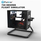 Μαύρος/κίτρινος εικονική πραγματικότητα του Flight Simulator φορέων με την οθόνη 50 ίντσας