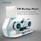 VR προσομοιωτής Vr μοτοσικλετών κινηματογράφων Drive αυτοκινήτων 9d, μηχανή παιχνιδιών αγώνα