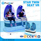 Γρήγορος κινηματογράφος 2 αυγών VR χρημάτων 9D έδρα κινήσεων κινηματογράφων αυγών VR 9D εικονικής πραγματικότητας 9D καθισμάτων