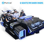 Ελκυστικό θέατρο 6 προσομοιωτής σκοτεινός Άρης κινηματογράφων 6 καθισμάτων VR καθισμάτων 9D VR