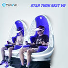 2 προσομοιωτής φορέων 9D VR αέρας 360 βαθμού που φυσά, σκούπισμα ποδιών για 4+ χρονών
