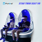 Δύο κινηματογράφος εικονικής πραγματικότητας Playes 1.2KW 9D/έδρα αυγών VR για το λούνα παρκ