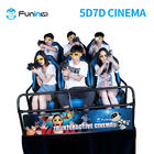 Προσομοιωτής κινηματογράφων διασκέδασης 8.0kw 80pcs 7D 5D με 8 9 12 καθίσματα