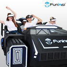 Μηχανή 6 παιχνιδιών προσομοιωτών Multiplayer Vr εικονικής πραγματικότητας καθίσματα που συναγωνίζονται τον προσομοιωτή 9d VR