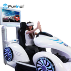 Προσομοιωτής αγωνιστικών αυτοκινήτων VR Mario μηχανών VR παιχνιδιών FuninVR 9d arcade kart με το λευκό
