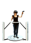 Treadmill εικονικής πραγματικότητας λούνα παρκ περιπατητής προσομοιωτών VR περιπατητών πυροβολισμού