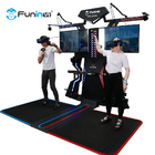 VR διαλογικό παιχνίδι πλατφορμών περπατήματος equipement παιχνιδιών πυροβολισμού πυροβολισμού λούνα παρκ vr vr για 2 παίκτες