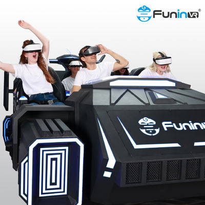 Μηχανή 6 παιχνιδιών προσομοιωτών εικονικής πραγματικότητας FuninVR multiplayer vr καθίσματα που συναγωνίζονται τον προσομοιωτή 9d VR