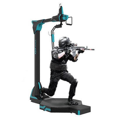 9D 360 Degree View Virtual Reality Simulator Treadmill Shooting Machine Game