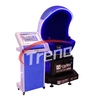 Διπλά καθίσματα κινηματογράφων εικονικής πραγματικότητας θεματικών πάρκων 9D μορφής αυγών 1500 SGS Watt εγκεκριμένο