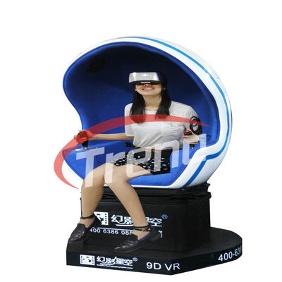 2 κινηματογράφος εικονικής πραγματικότητας μηχανών 9D αυγών ρόλερ κόστερ φορέων με την ταινία 360 βαθμού