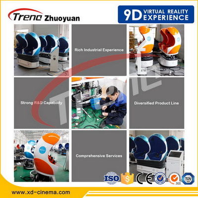 Ο προσομοιωτής έξι εικονικής πραγματικότητας ρόλερ κόστερ 9D διασκέδασης καθίσματα για το αυτοκίνητο παρουσιάζει