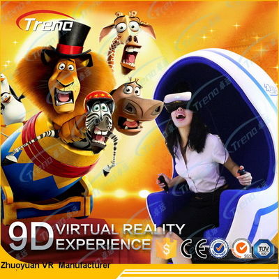 Πανοραμικά 9D περιστροφής μίνι καθίσματα προσομοιωτών εικονικής πραγματικότητας πλατφορμών για την υπεραγορά