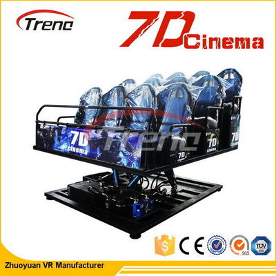 6 DOF κινηματογραφική αίθουσα ψυχαγωγίας 7D θεματικών πάρκων με το σύστημα επίδειξης οθόνης