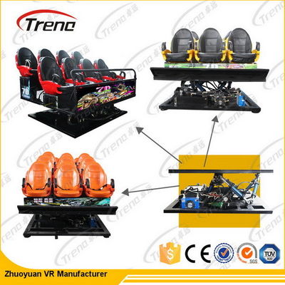 6-12 κινηματογράφος γυαλιών 5D 7D προσομοιωτών 3DM εικονικής πραγματικότητας καθισμάτων 9D για το θεματικό πάρκο
