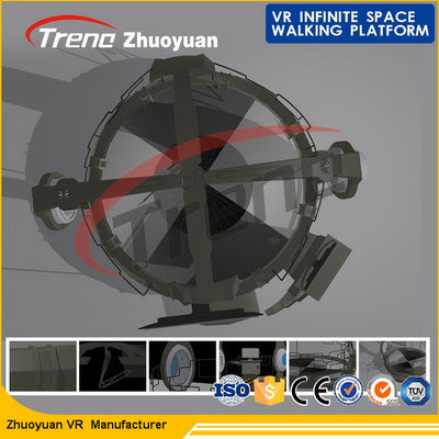 Διαστημικός προσομοιωτής θεματικών πάρκων περιπάτων VR 220 Β με 360 βαθμό HTC/τα γυαλιά Vive