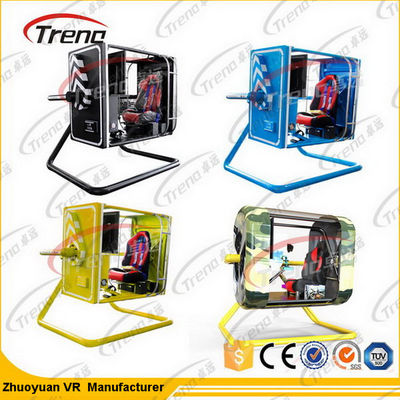 Μαύρο παιχνίδι στούντιο θεματικών πάρκων 720°Motion VR με την καμπίνα Drive προσομοίωσης