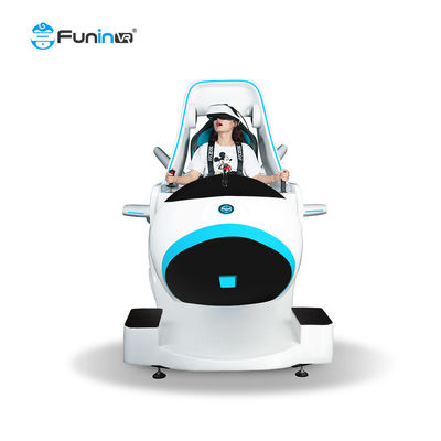 Εσωτερικό λούνα παρκ Airplane Flight Simulator Cockpit Chair 360 Vr Rotation