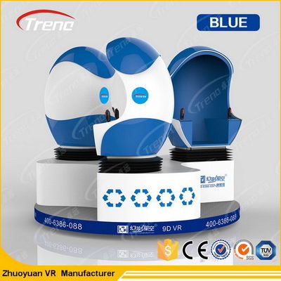 Πλήρες θεματικό πάρκο εικονικής πραγματικότητας κινήσεων με την έγκριση CE καμπινών αυγών άνεσης