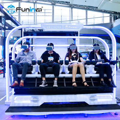 Amusement Profitable 6 θέσεων 9d Virtual Reality Machine Roller Coaster Simulator