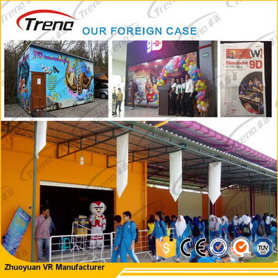 Drive προσομοιωτής εικονικής πραγματικότητας κινηματογράφων ειδικό εφέ 5d για το θεματικό πάρκο