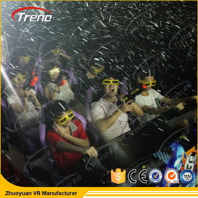 3 Dof ηλεκτρικός/υδραυλικός 5D κινηματογράφος προσομοιωτών εξοπλισμού 7D κινηματογράφων με την καρέκλα κινήσεων