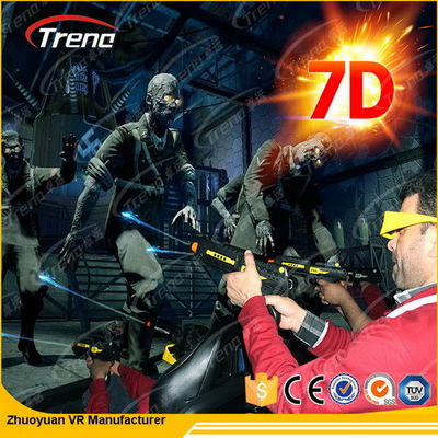 Υδραυλικός/ηλεκτρονικός κινηματογράφος προσομοιωτών 7d γύρου κινήσεων συστημάτων 7d με την έδρα κινήσεων 4d