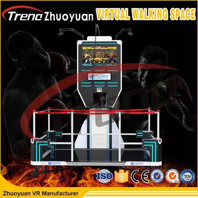 VR άπειρος διαστημικός ενιαίος φορέας πλατφορμών 360° εικονικής πραγματικότητας περπατώντας για το κέντρο λεωφόρων