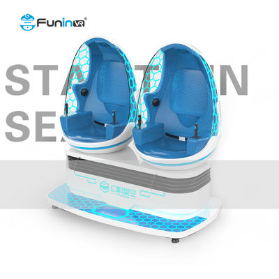 Εμπορική καρέκλα 9D VR με δίδυμα καθίσματα Ανακαλύψτε την απόλυτη εμπειρία