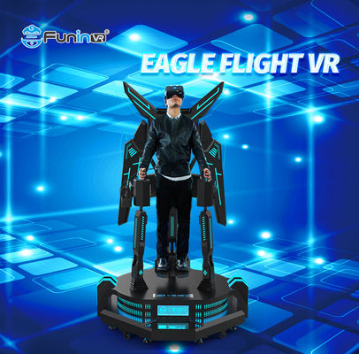 0.8kw Stand Up Flight VR Simulator Ultimate Platform Μεγάλη ταχύτητα κίνησης