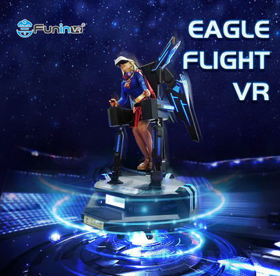 0.8kw Stand Up Flight VR Simulator Ultimate Platform Μεγάλη ταχύτητα κίνησης