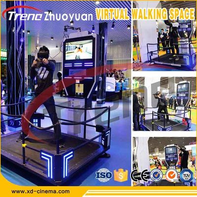 VR HTC κασκών VR εικονικής πραγματικότητας διαστημικοί κινηματογράφοι δράσης παιχνιδιών 9D πυροβολισμού περιπάτων μαύροι