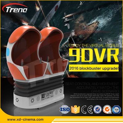 22PCS VR +70 ηλεκτρική πλήρης κινήσεων PC διασκέδασης γύρου 9D εικονικής πραγματικότητας έδρα κινηματογράφων προσομοιωτών τριπλή