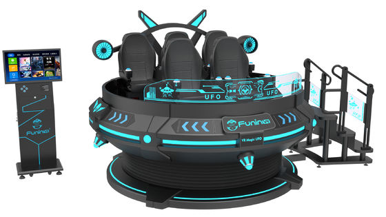 Διασκέδαση 55 ιντσών οθόνη 9D VR καρέκλα AC220V 5 θέσεις