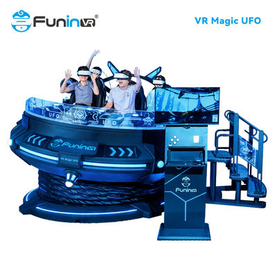 Περιπέτεια 9D VR προσομοιωτής 360 μοίρες περιστροφή Πολυπαίκτες 1,2KW