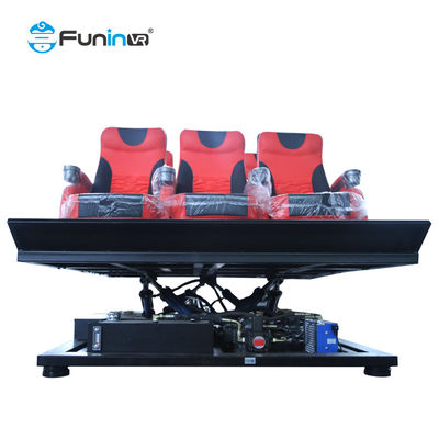 Εμπορικό Κέντρο 5D Κινηματογράφο Προσαρμοσμένο τετραγωνικό σχεδιασμό για 9-48 θέσεις 3 Ενημερώσεις 1 Κινηματογράφο