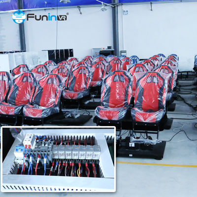 Εμπορικό Κέντρο 5D Κινηματογράφο Προσαρμοσμένο τετραγωνικό σχεδιασμό για 9-48 θέσεις 3 Ενημερώσεις 1 Κινηματογράφο