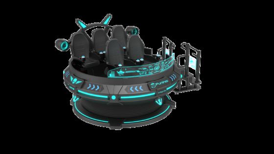 Αναβαθμίστε την επιχείρησή σας με 6 θέσεις 9D VR VR Cinema Voltage 220V/2.4KW και Computer I5 1650 8G 240G