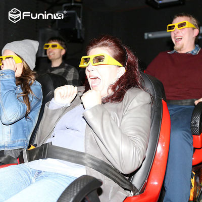 220V καταπληκτικός προσομοιωτής κινηματογράφων πυροβολισμού 7D πυροβόλων όπλων θεάτρων με το ηλεκτρικό/υδραυλικό σύστημα