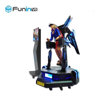 1260*1260*2450mm 9D VR αετών πτήσης κινηματογράφων μηχανή παιχνιδιών προσομοιωτών 2.0kw+200 κλ VR 360 πετώντας για το λούνα παρκ