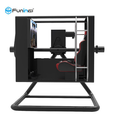 Μαύρος εικονικής πραγματικότητας του Flight Simulator εξοπλισμός λούνα παρκ πιλοτηρίων υπαίθριος