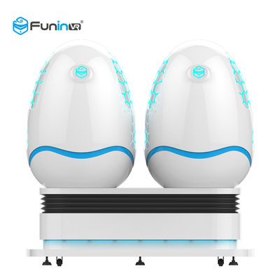 Προσομοιωτής λούνα παρκ δύο καθισμάτων, ασύρματη λειτουργία προσομοιωτών μηχανών αυγών κινηματογράφων