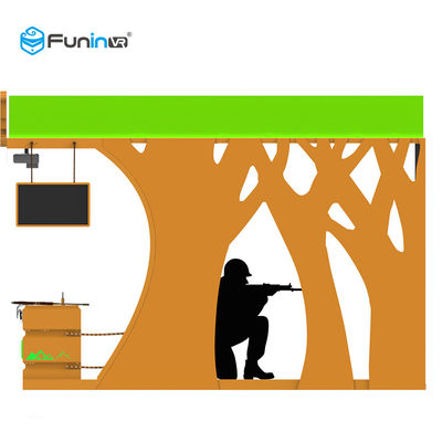 Η μηχανή 220V VR εικονικής πραγματικότητας παιχνιδιών πυροβολισμού δημοσιεύει το πυροβόλο όπλο διέγερσης εξοπλισμού παιχνιδιών